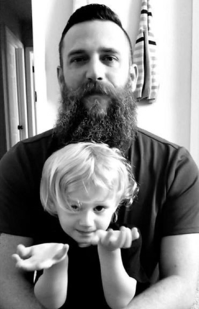 Christopher in Black and White
