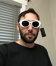 George in Kurt Kobain Shades